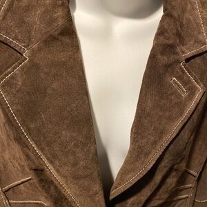 Wilsons Leather MAXIMA Women's Genuine Leather Brown Jacket Size Large